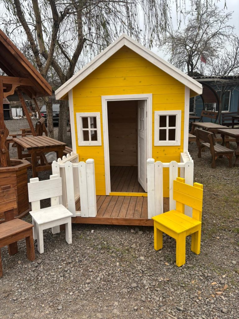 Ahşap Çocuk Oyun Evi ZM O1 - görünüm 2
